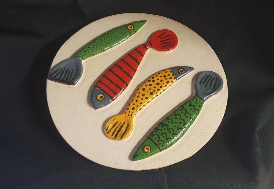 Petit plat déco engobes