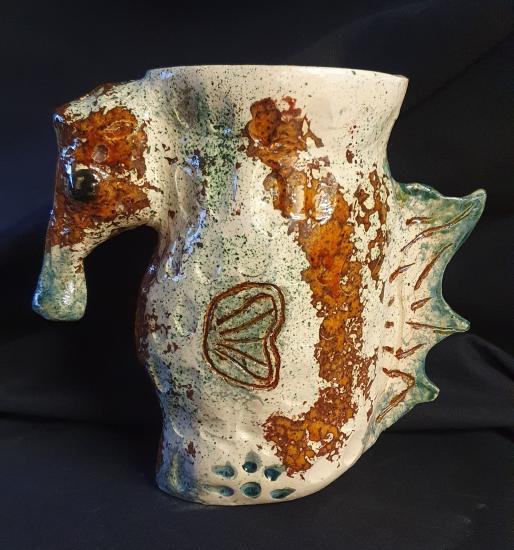 Vase hippocampe - Carine